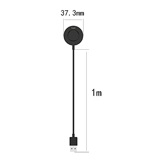 Cargador Compatible con Garmin Fenix 6X PRO/6X/6/5X/5S/5, Cargador Garmin Forerunner 55/Forerunner 935/Vivoactive 3/3 Music/4/4S,Garmin Venu 2/2S,Cable de Carga USB Cargador+Tapones de Polvo Silicona