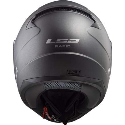 Casco de moto LS2 RAPID MATT TITANIUM, Titanium, M