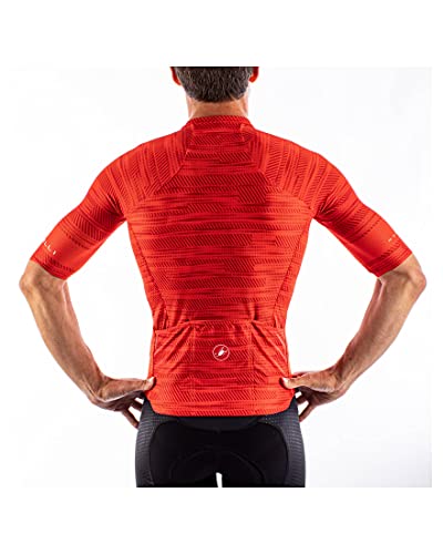 CASTELLI Climber's 3.0 SL JRS Camiseta, Fiery Red, L para Hombre