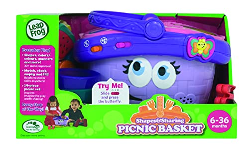 Cefa Toys- Cesta Picnic, comparte y aprende con Voz, Multicolor (00716)