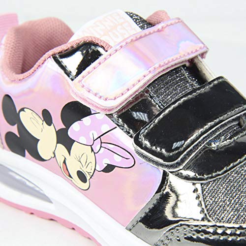 CERDÁ LIFE'S LITTLE MOMENTS Cerdá-Zapatilla con Luces Minnie Mouse de Color Rosa, Niñas, 27 EU