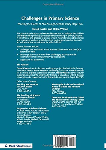 Challenges in Primary Science: Meeting the Needs of Able Young Scientists at Key Stage Two (Nace/Fulton Publication)