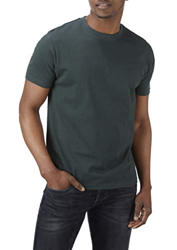 Charles Wilson Paquete 5 Camisetas Cuello Redondo Lisas (X-Large, Dark Essentials)