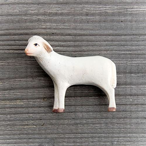 ChoralisWoodArt Nativity Animals - Oveja de pie, Color, 18 cm