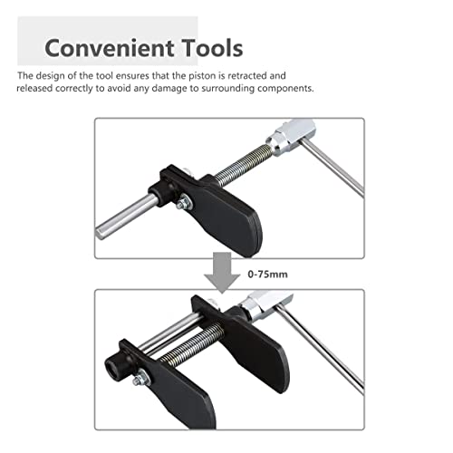 CNWOOAIVE Reposicionadora de Pistones de Frenos Delanteros, Separador de Pastillas de Freno