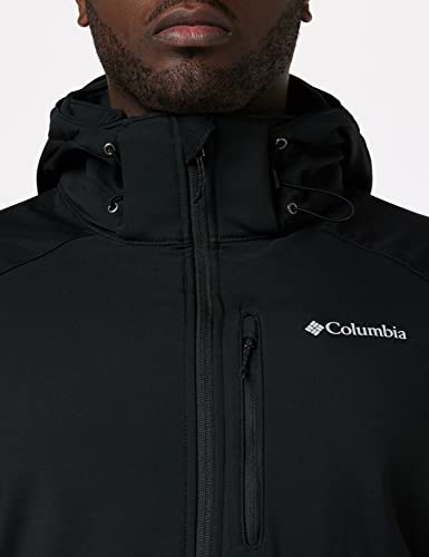 Columbia Cascade Ridge II Softshell, Chaqueta Softshell Hombre, Negro (BLACK), M