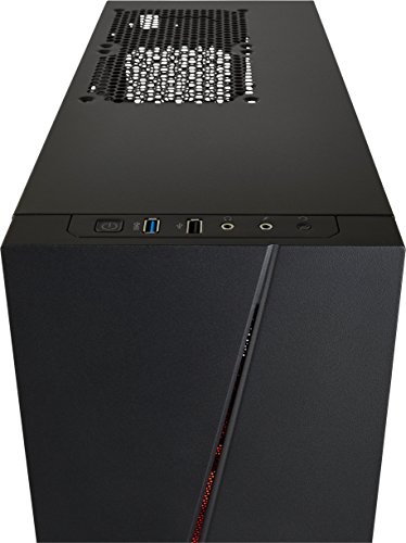 Corsair CC-9011138-WW Carbide Series SPEC-05 Gabinete para Juegos de Torre Media, Negro, Plástico y Acero Inoxidable