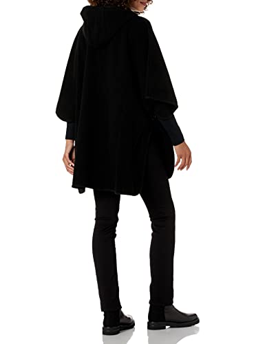 Desigual Poncho mandarala Capa Bufanda para Clima frío, Negro, U para Mujer