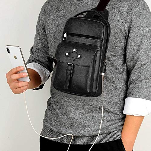 DFV mobile - Mochila Bolso Bandolera para Goclever Quantum 2 500 Lite - Negra