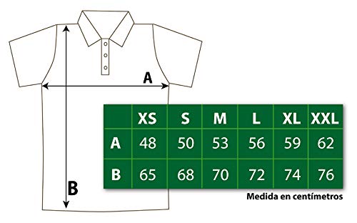 Dhispania Polo Bandera de España,en Cuello y Mangas Pique 100% algodón. (XXL)