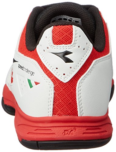 Diadora S.Challenge 2 SG, Zapatillas de Tenis Hombre, Multicolor (Bianco/Rosso/Nero C1425), 46 EU