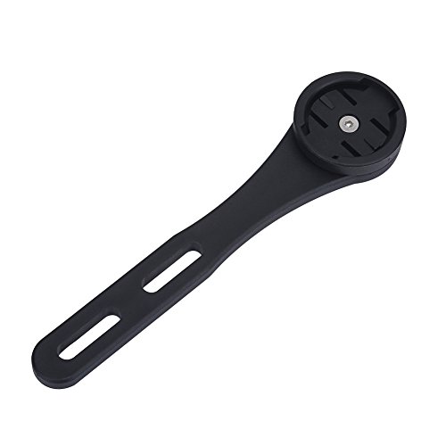 Dilwe Soporte de manillar de bicicleta para ordenador, ABS integrado, con 2 tornillos, para ordenador Edge (negro)