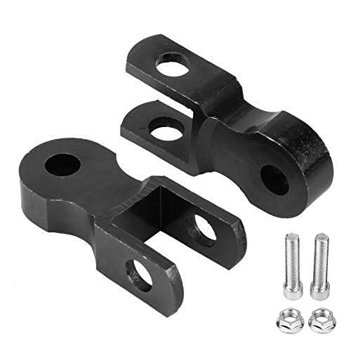 Elevador de amortiguador, 2 uds, Elevador de amortiguador trasero de motocicleta, almohadilla de dispositivo de elevación de 5 cm reemplazo para chasis(With Screw)