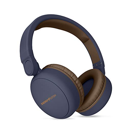 Energy Sistem Headphones 2 - Auriculares con Bluetooth (Over-Ear, Audio-In, Long Battery Life, 180 Plegable) Azul