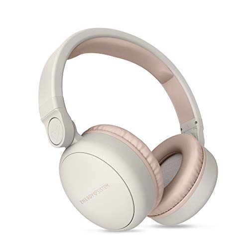 Energy Sistem Headphones 2 - Auriculares con Bluetooth (Over-Ear, Audio-In, Long Battery Life, 180 Plegable) Beige