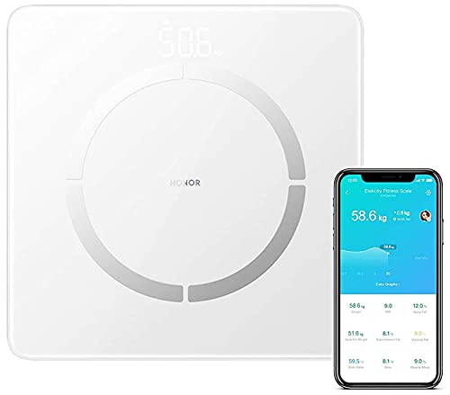 Escala de honor 2 2 Smart Digital Bluetooth Bluetooth Scale para el analizador de composición con la aplicación inteligente para el peso, el IMC, la masa muscular