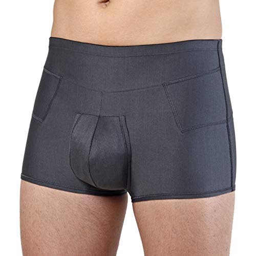 Faja hernia slip Boxer Art.516 - Color Gris Talla 6 > 96-100 cm