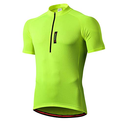 feiXIANG Maillot Ciclismo Hombre,Camiseta Manga Corta Bicicleta Verano de Ciclistas Cycling