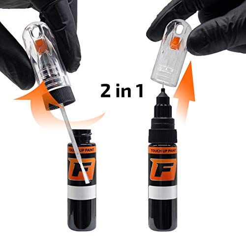 FIRANTO Kit de Pintura de Retoque Coche para BMW Motorcycles M4F Valencia Orange, Set de Reparación de Rayones y Arañazos Incluye 15 ml Bolígrafo para Retocar Pintura Coche, Primer y Barniz