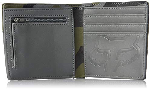 Fox Racing Men's The Corner Bi-Fold Wallet Camo Gray