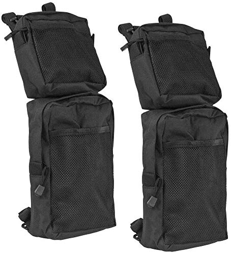 Frfjy 2X 600D Oxford ATV Fender Bolsas ATV Tanque Alforjas Cargo Almacenamiento Caza Bolsa - 7.5 x 3 X 11.5 Inches, 600D Oxford