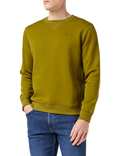 G-STAR RAW Premium core r sw ls, Sudadera, para Hombre, Verde (light antic green), XL