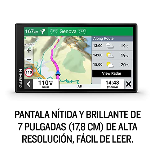 Garmin DriveSmart 76 EU MT-D, navegador GPS para coche de 7" con mapas de toda Europa de por vida y tráfico digital