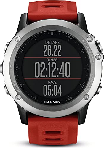 Garmin Fenix 3 GPS Multisport Reloj con Navegación Exterior - Plata (Reacondicionado)