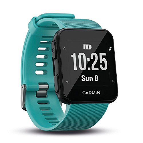 Garmin Forerunner 30 - Reloj de carrera con GPS y sensor de frecuencia cardiaca en la muñeca, Turquesa