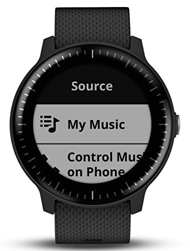 Garmin Smartwatch Vivoactive 3 Music GPS Mano Ciclismo Unisex Adulto, Negro y plata