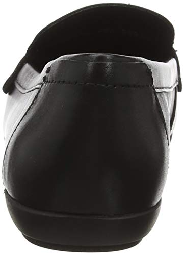 Geox D Annytah Moc A, Mocasines Mujer, Negro (Black C9997), 40 EU