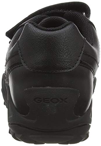 Geox J New Savage Boy B, Zapatos de Uniforme Escolar, Black, 32 EU