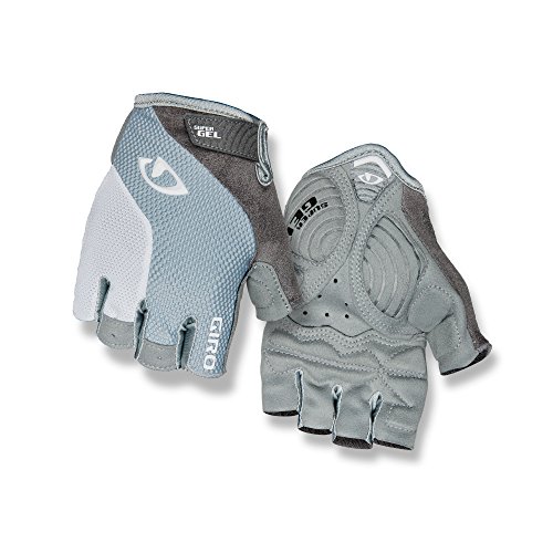 Giro Strada Massa Gel Bike Guantes Mujeres Gris/Blanco Guante Talla L 2019 Guantes de Bicicleta de Dedo Completo