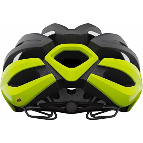 Giro Synthe MIPS II - Casco para Hombre, Color Negro Mate y Amarillo, Talla M