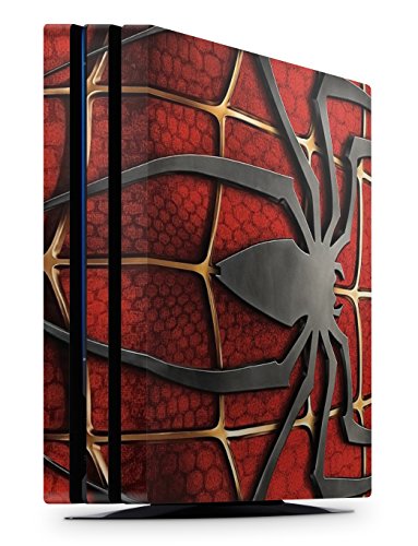 giZmoZ n gadgetZ Skin Adhesivo de Vinilo de Spiderman de GNG para la Consola PS4 Pro + Set de 2 Skins para los Controladores