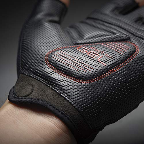 Gripgrab Guantes de Ciclismo ProGel 4mm DoctorGel Carretera MTB Cortos de Verano Bicicleta Antideslizantes Acolchados, Unisex Adulto, Negro, M