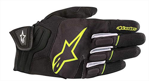 Guantes de Moto Alpinestars Atom Guantes Negro Amarillo Fluo, Negro/Amarillo, L