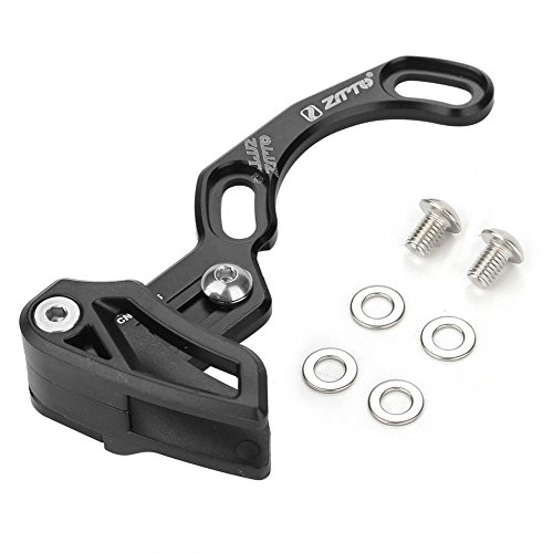 Guía de Cadena de Bicicleta, Herramienta de Guía de Cadena Ultraligera de Aleación de Aluminio Protector de Cadena de Ciclismo reemplazo para ISCG 03 Soporte Inferior Bicicleta(ISCG 03 Black)