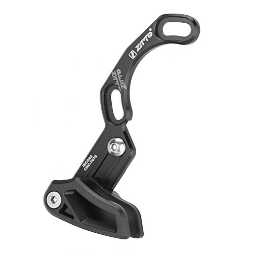 Guía de Cadena de Bicicleta, Herramienta de Guía de Cadena Ultraligera de Aleación de Aluminio Protector de Cadena de Ciclismo reemplazo para ISCG 03 Soporte Inferior Bicicleta(ISCG 03 Black)