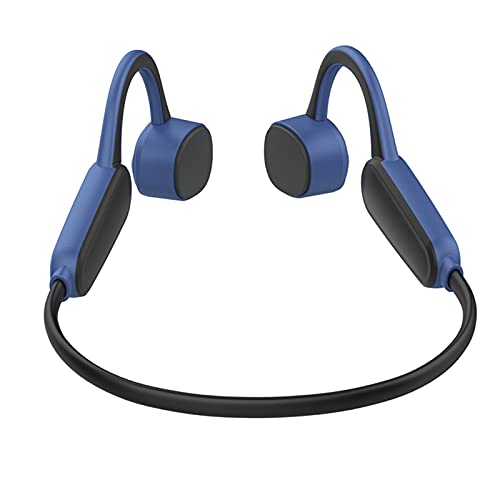 GZCRDZ K8 Auriculares inalámbricos Bluetooth de conducción ósea, IPX8 impermeable para natación, fitness al aire libre, reproductor de MP3 de memoria de 16 GB (azul)