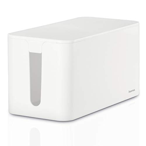 Tosnail - Caja para cables, 41 x 16 x 13 cm, color blanco 