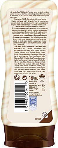 Hawaiian Tropic Silk Hydration Protective - Pack 3 Loción Solar Protectora SPF 30 con cintas de seda hidratantes y resistente al agua, formato 180 ml.