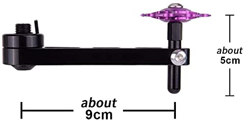 HbTcDxz Guia Cadenas ​Bicicleta MTB Guía De Bicicletas Chian Tensor De Un Solo Disco Estacionario Guía Guía MTB Bicicleta Cadena Gota Bicicleta Cadena Protector GuíA De Cadena (Color : Plum)