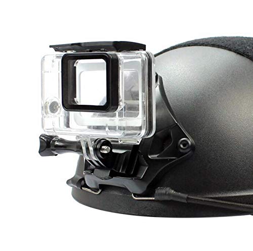 Honbobo Aluminio Casco NVG Montar Soporte de Base para DJI Action 2/GOPRO Hero 10 9 8 7 6 5 4 Yi Sjcam Camara de accion