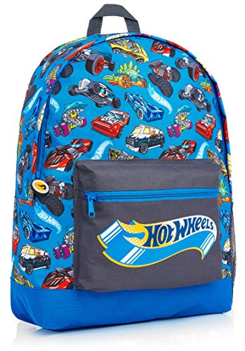 Hot Wheels Mochilas Escolares, Material Escolar para Niños, Mochila Infantil con Estampados de Coches para Colegio Viajes Deportes, Regalos Originales para Niños Niñas y Adolescentes