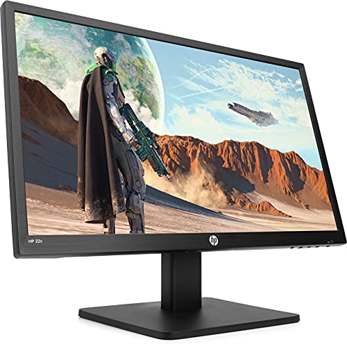 HP 22x – Monitor Gaming de 22" Full HD (1920 x 1080 a 144Hz, TN, 1ms, HDMI, Antirreflejo, Antiparpadeo, Low Blue Light, Altavoces, Inclinación Ajustable) Negro