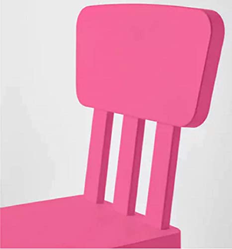 IKEA Mammut 803.823.21 - Silla infantil (plástico, para interiores y exteriores), color rosa