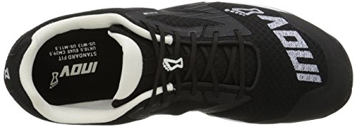 Inov-8 F-Lite 250, Zapatillas de Lacrosse Hombre, Negro Blanco, 45.5 EU