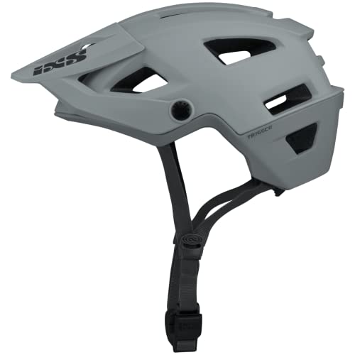 IXS Helmet Trigger Am Grey ML (58-62cm) Casco, Adultos Unisex, Negro