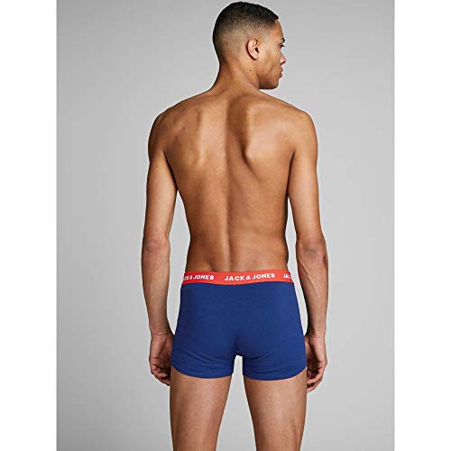 JACK & JONES Jaclee Trunks 5 Pack Bóxer, Azul (Surft The Web/Estate Blue/Blue Jewel), Medium (Pack de 5) para Hombre